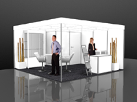 Messebau Beautyworld Frankfurt
