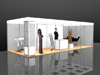 Messestand Achema Frankfurt