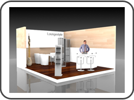 Lounge Messestand CeBIT Hannover