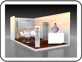 Lounge Messestand Exponatec Köln