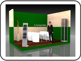 Lounge Messestand Internorga Hamburg
