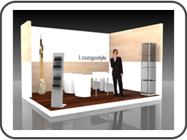 Lounge Messestand Medica Düsseldorf