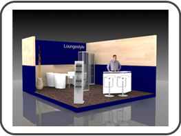 Lounge Messestand gamescom Köln