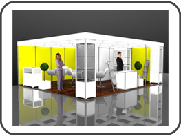 Stellwand Messe CeBIT Hannover