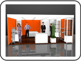 Stellwand Messe Domotex Hannover