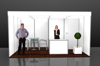 Messestand Leipzig