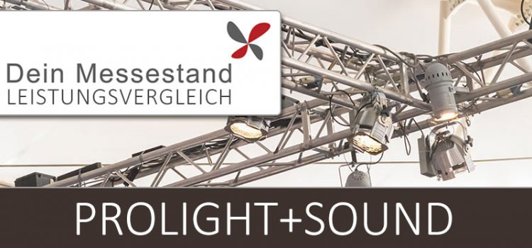 Messestand Prolight+Sound Frankfurt
